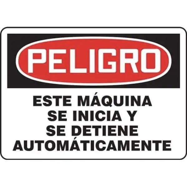 Accuform OSHA DANGER Safety Sign THIS SHMEQM152XP SHMEQM152XP - main